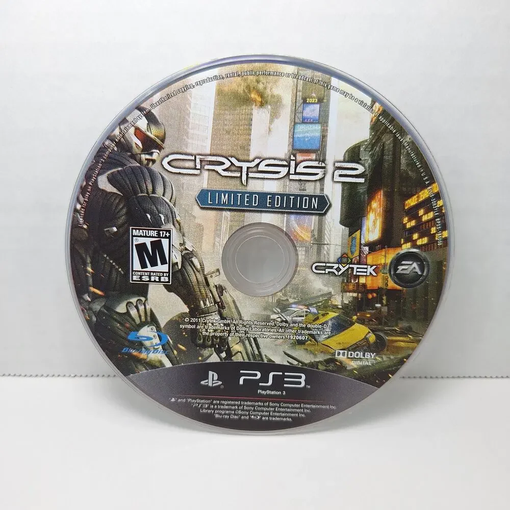 Crysis 2 Limited Edition Video Game With Case - Sony PlayStation 3 PS3